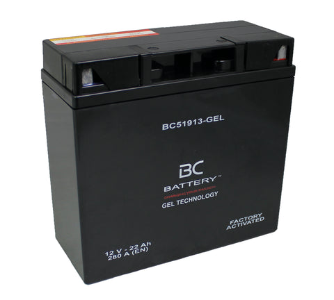 BC51913-GEL| Batterie de moto GEL, 12V