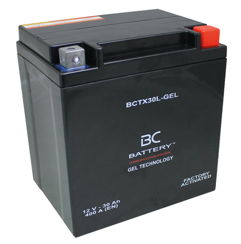 BCTX30L-GEL| GEL Motorcycle Battery, 12V