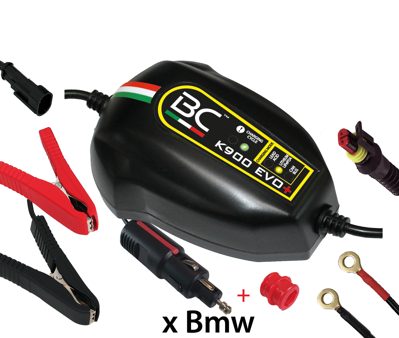 BC K900 EVO+, Caricabatteria BMW 12V - 1A - BC Battery Italian Official Website